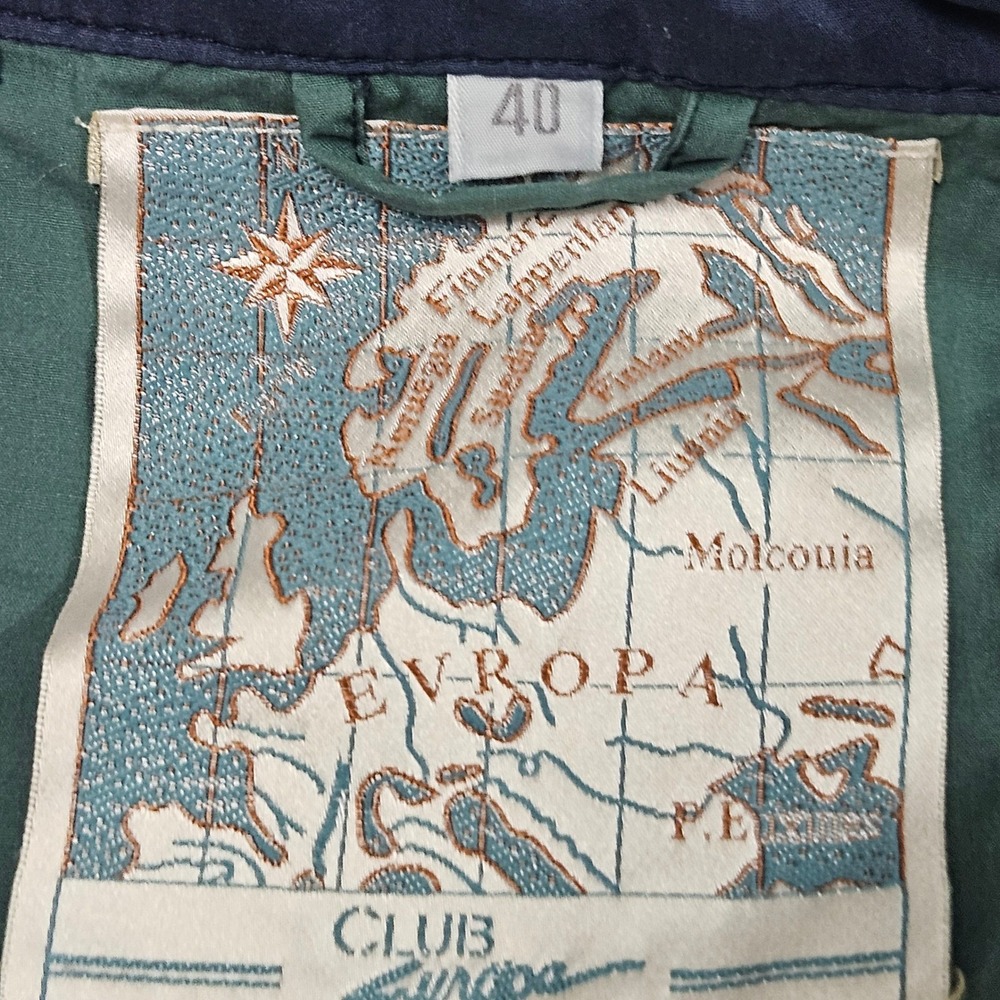 Vintage‎ Club Europa Jacket Size 40 Colorblock Retro 80s 90s Streetwear Stripe - Picture 3 of 8